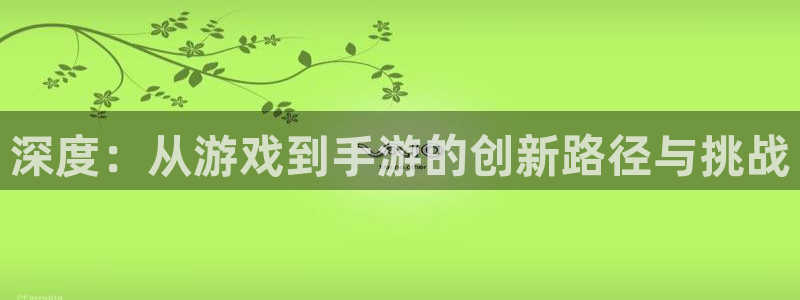 28大神算法公式：深度：从游戏到手游的创新路径与挑战